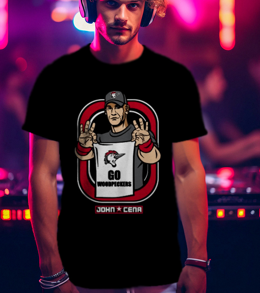 John Cena Go Woodpeckers WWE Special Edition T-Shirt