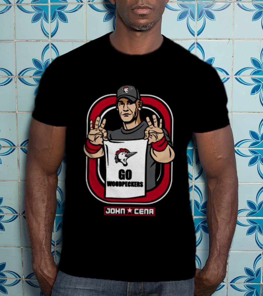 John Cena Go Woodpeckers WWE Special Edition T-Shirt