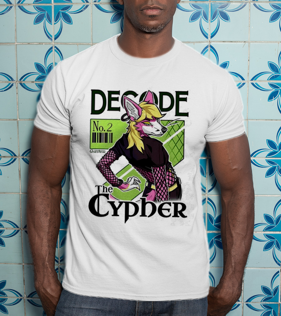 Decode The Cypher No.2 Retro Futuristic Vibe T-Shirt