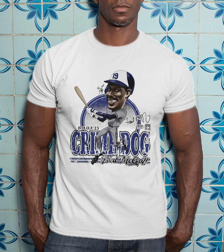 Fred McGriff Crime Dog B.H.O.F.23 Toronto Blue Jays Bruce Stark T-Shirt