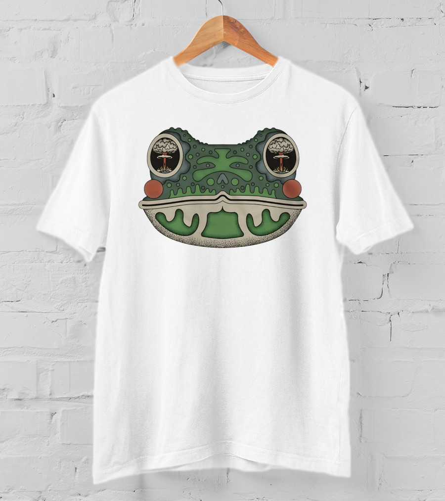 Toad Toadal Destruction Atomic Bomb Eyes Frog T-Shirt