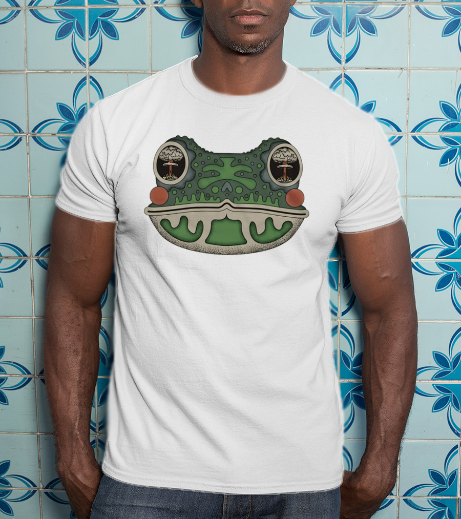 Toad Toadal Destruction Atomic Bomb Eyes Frog T-Shirt