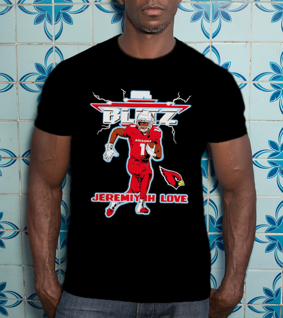 Arizona Cardinals Jeremiyah Love NFL Blitz 2026 T-Shirt