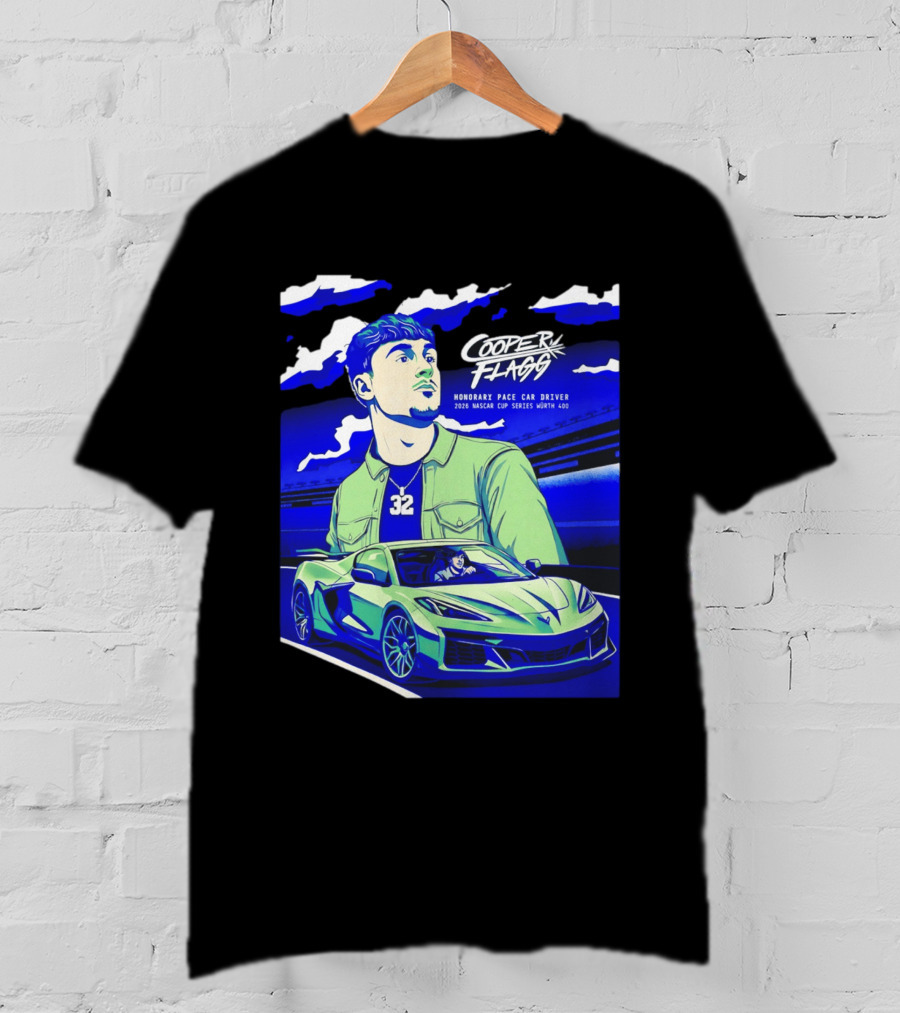Cooper Flagg 2026 Honorary Pace Car Driver Nascar Cup Series Worth 400 T-Shirt