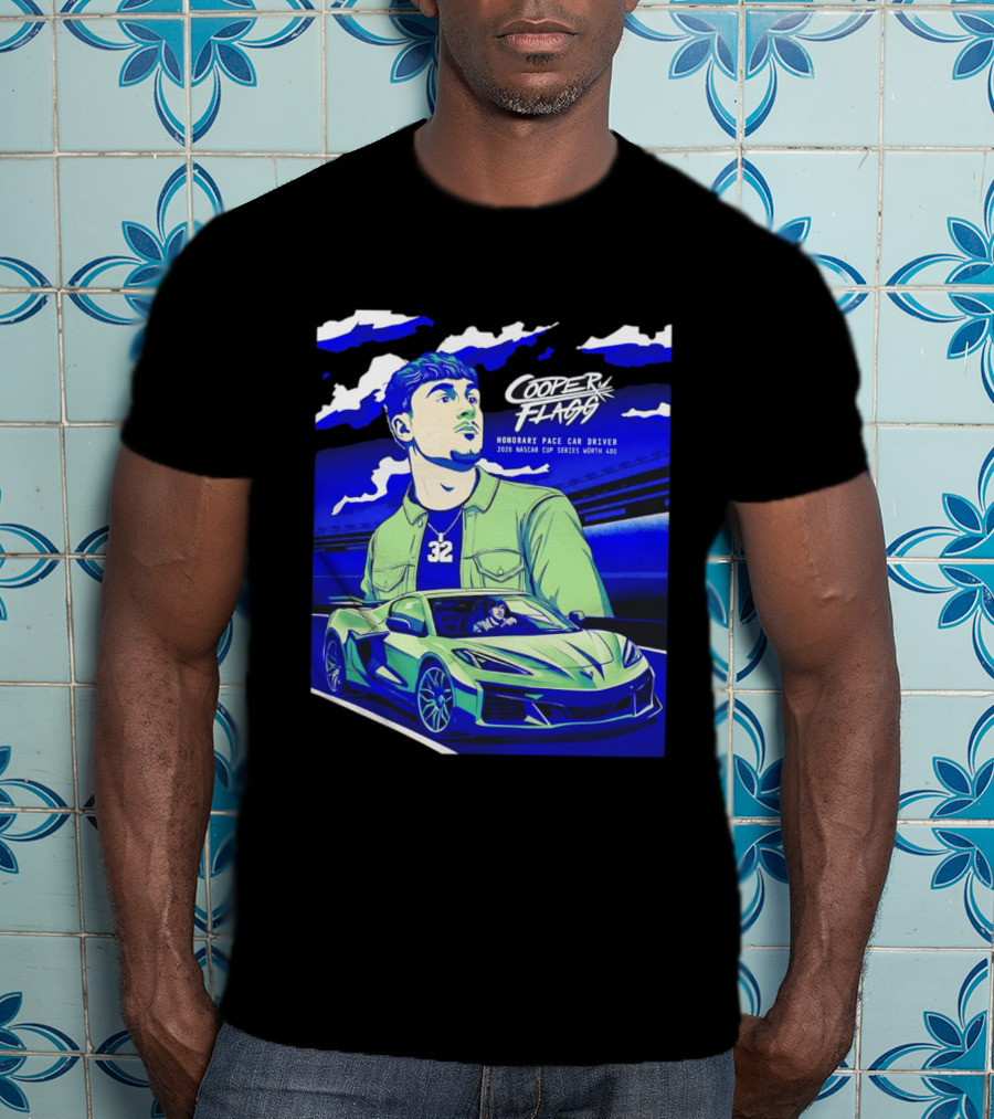 Cooper Flagg 2026 Honorary Pace Car Driver Nascar Cup Series Worth 400 T-Shirt