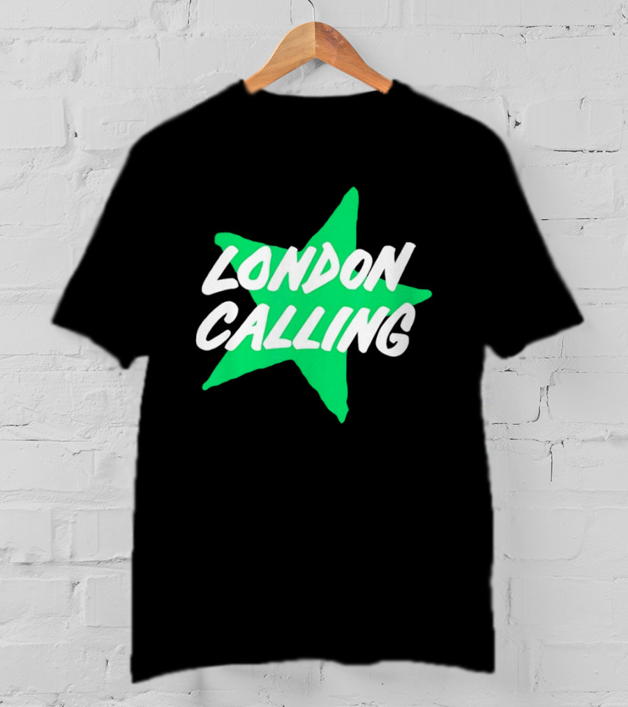 Dallas Stars London Calling The Clash Hockey Star T-Shirt