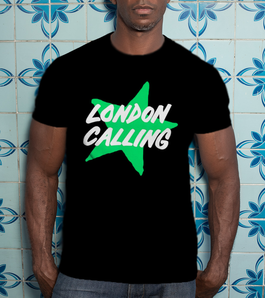 Dallas Stars London Calling The Clash Hockey Star T-Shirt