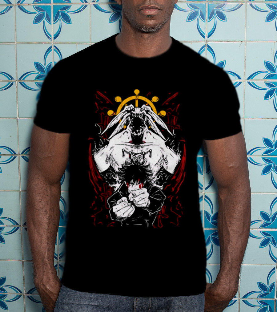 Dark Anime Summoner Characters Celestial Crown Warrior T-Shirt