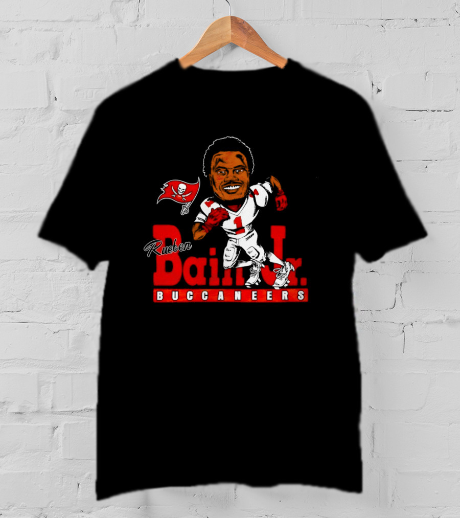 Rueben Bain Jr Buccaneers Caricature NFL Football Player Tampa Bay T-Shirt