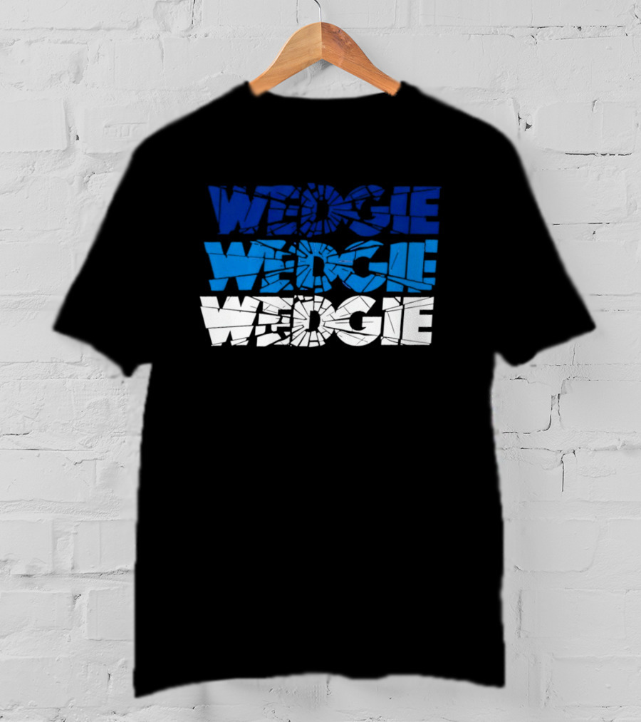 Scott Wedgewood Colorado Avalanche NHL Wedgie Chant Shattered Glass Wedge Wedgie T-Shirt