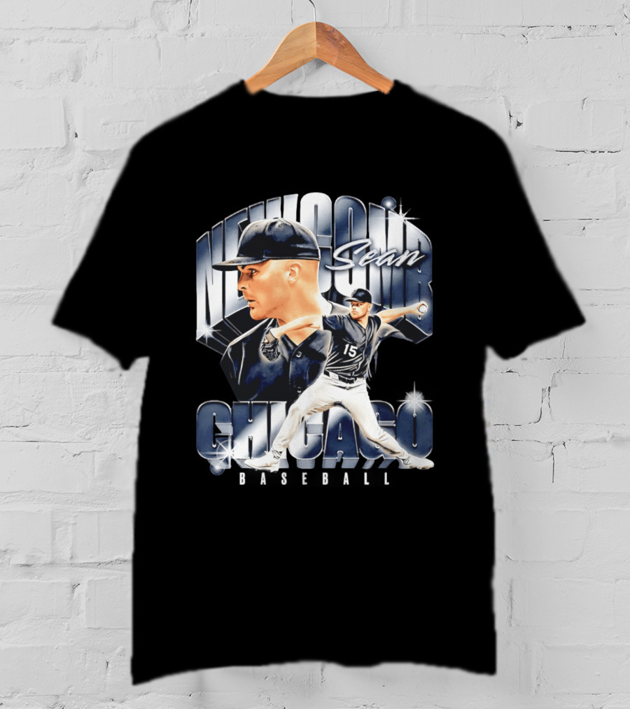 Sean Newcomb Chicago White Sox Pitcher Airbrush T-Shirt