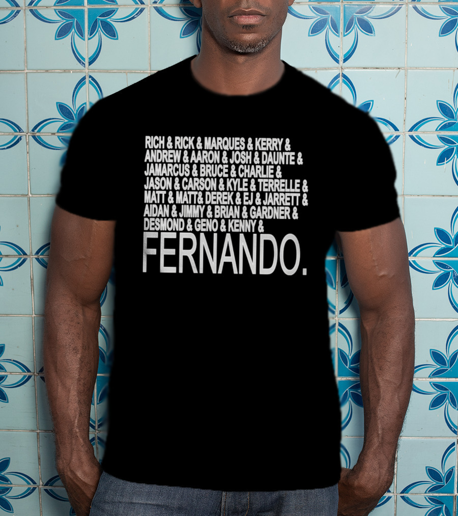 Fernando And The Previous Raiders’ QBs T-Shirt