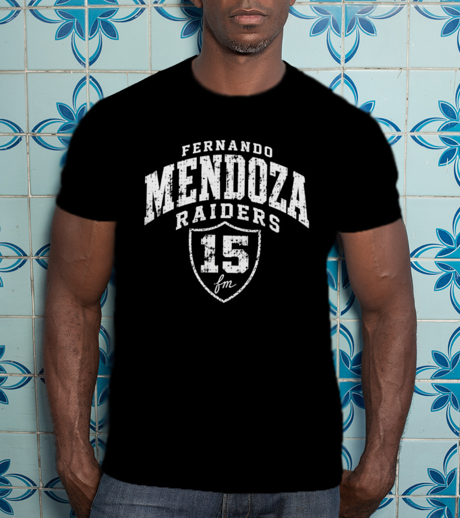 Fernando Mendoza Raiders 15 2026 Las Vegas T-Shirt