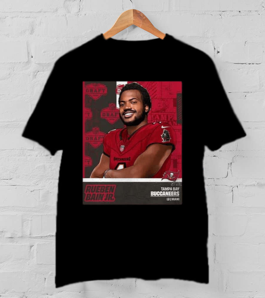 Tampa Bay Buccaneers Rueben Bain Jr Draft Round 1 Pick 15 LB Miami 2026 T-Shirt