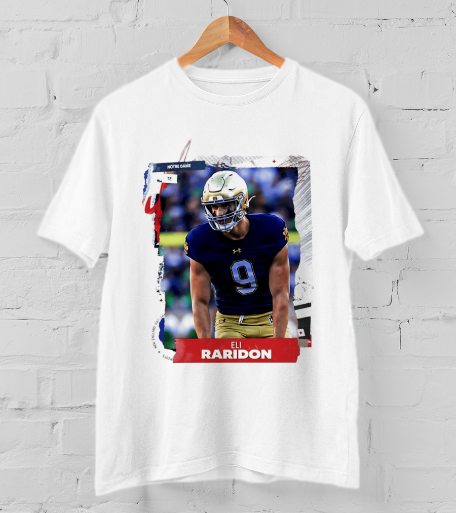 Notre Dame Tight End Eli Raridon 2206 Draft Prospect T-Shirt