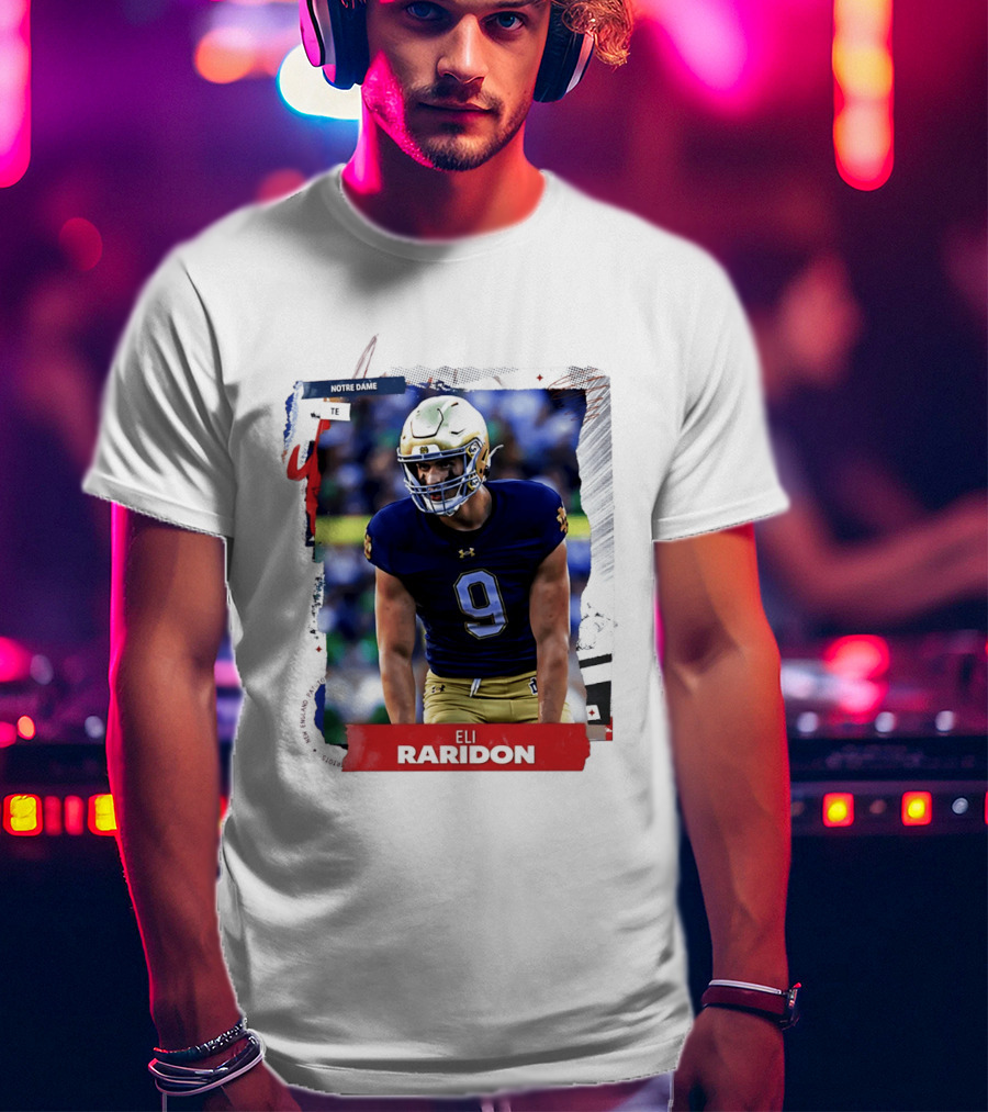 Notre Dame Tight End Eli Raridon 2206 Draft Prospect T-Shirt
