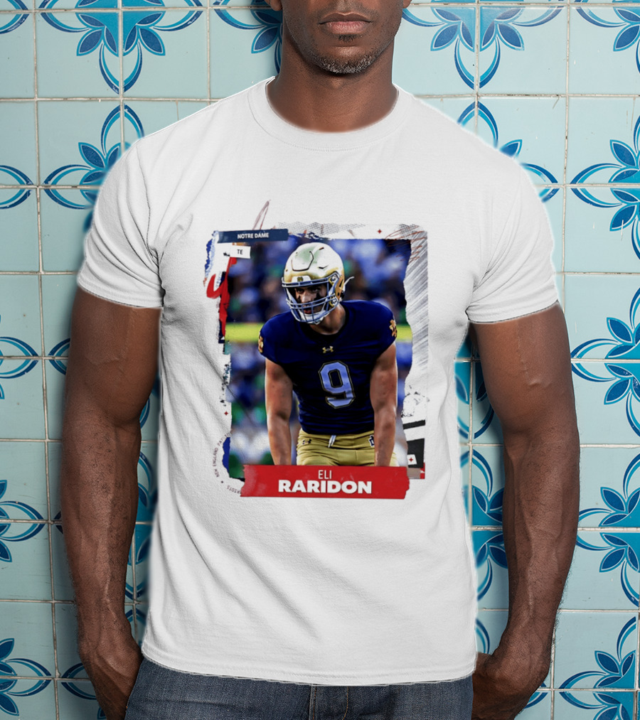 Notre Dame Tight End Eli Raridon 2206 Draft Prospect T-Shirt