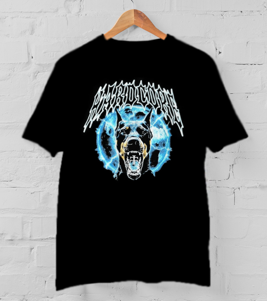 TELETECH 2026 Hound Heavy Cotton Fierce Dog With Electric Aura T-Shirt