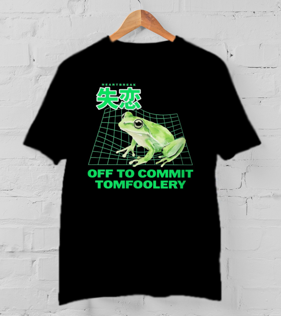 Off To Commit Tomfoolery Frog T-Shirt
