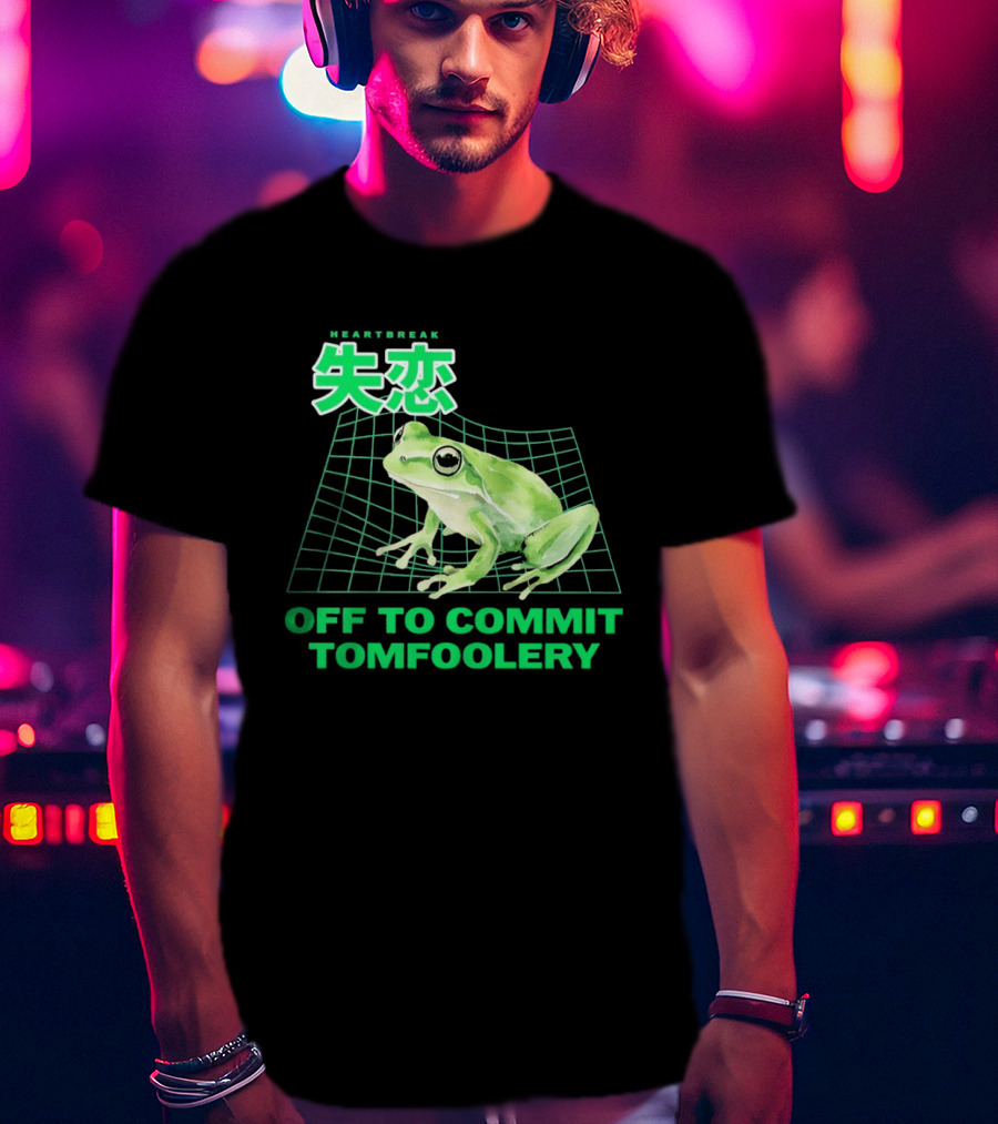 Off To Commit Tomfoolery Frog T-Shirt