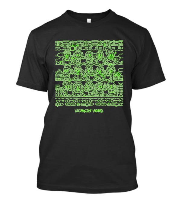 Fujii Kaze Prema World Tour 2026 Working Hard Merchandise T-Shirt