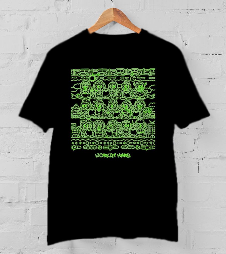 Fujii Kaze Prema World Tour 2026 Working Hard Merchandise T-Shirt