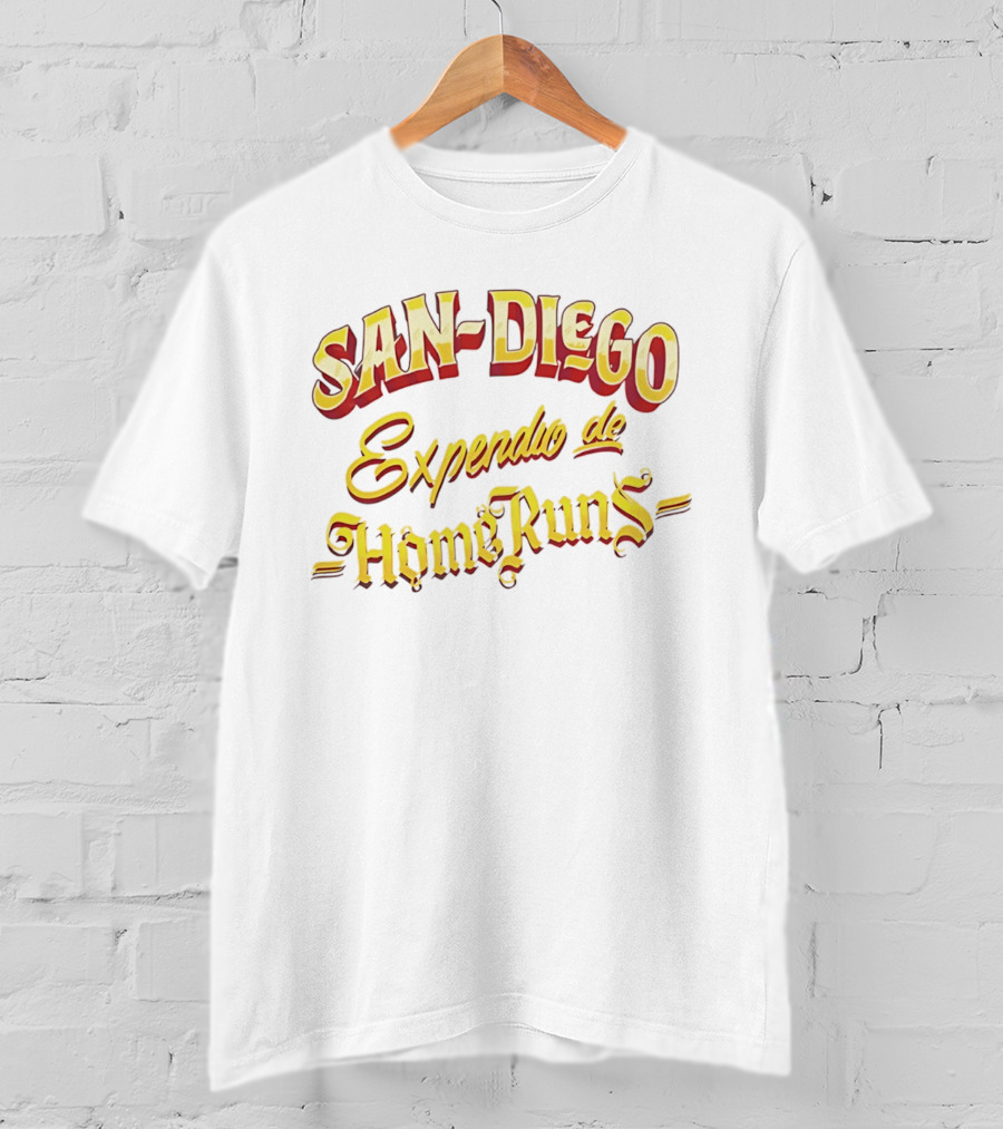 San Diego Expendu De Home Runs Rotulos Bautista T-Shirt