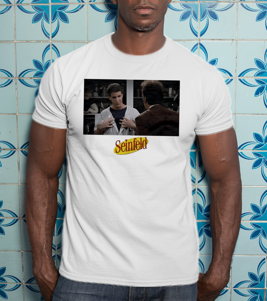 Seinfeld Kramer O'Neill Yankees Crossover Scene T-Shirt