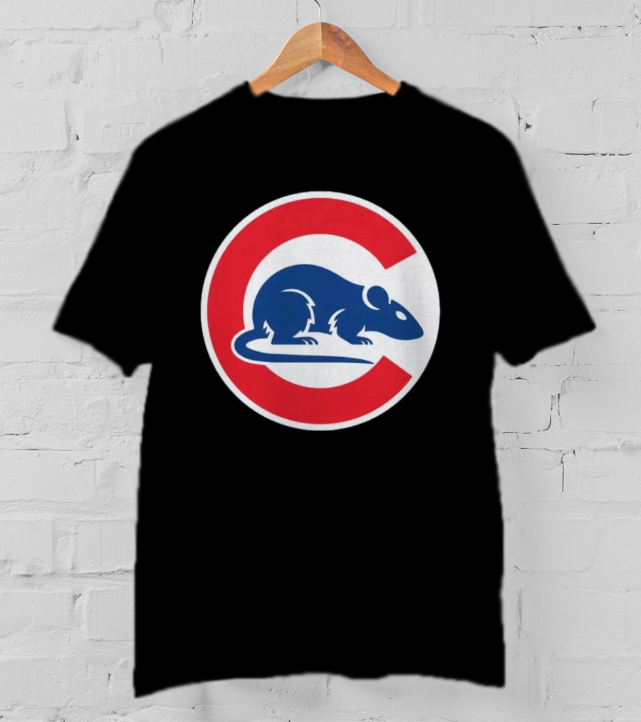 Wrigley Rats C Red And Blue Rat T-Shirt
