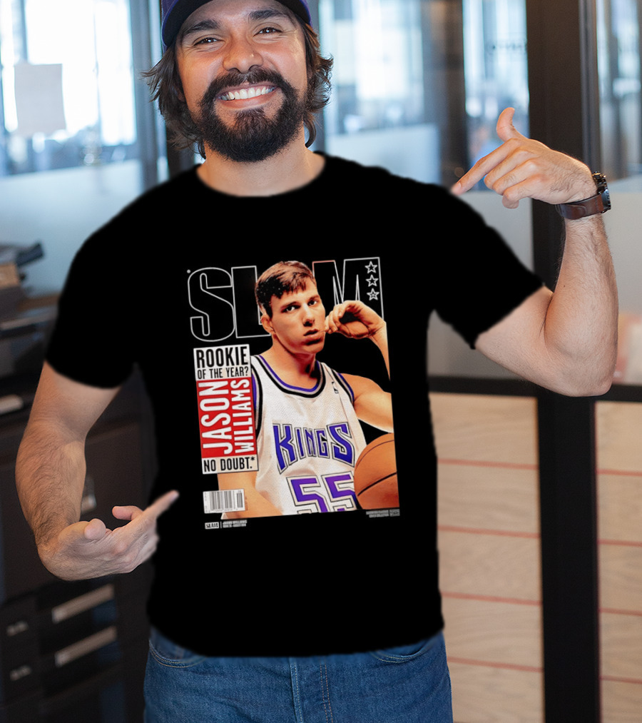 Jason Williams Rookie Of The Year No Doubt Sacramento Kings Slam Cover NBA T-Shirt