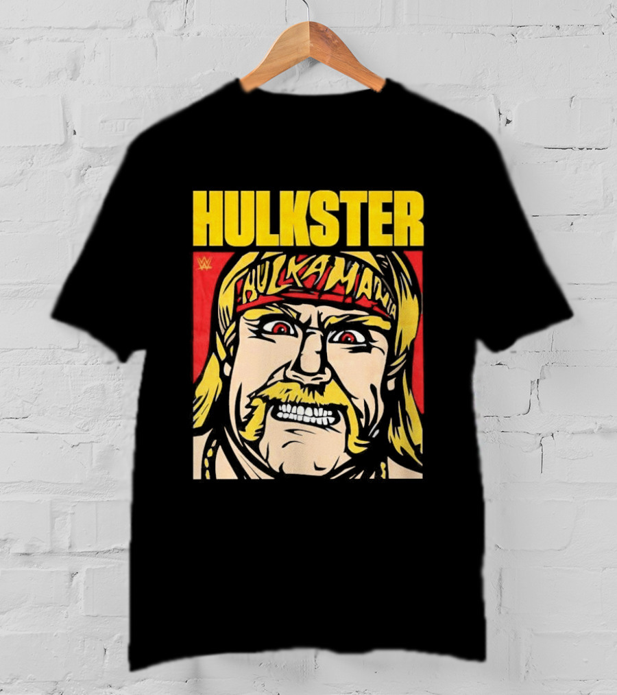 WWE Hulkster Hulkamania Cartoon T-Shirt