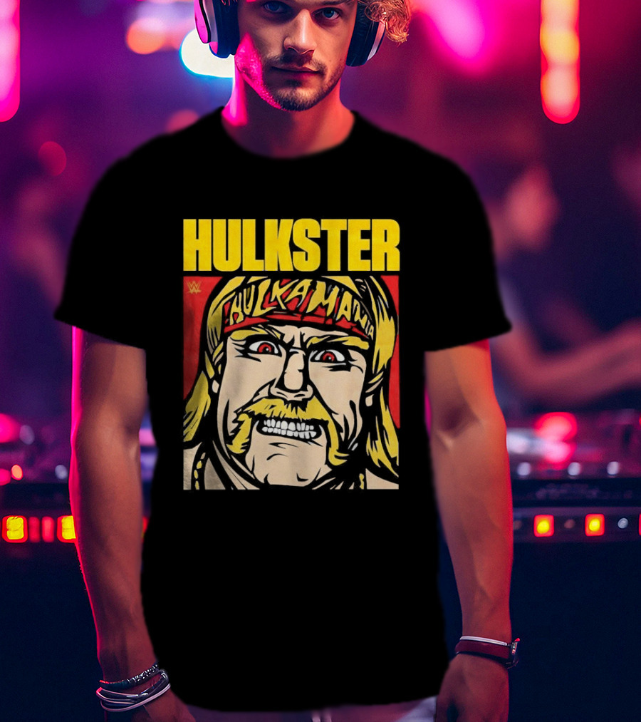 WWE Hulkster Hulkamania Cartoon T-Shirt