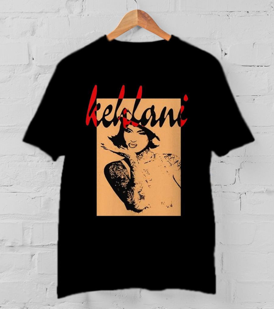 Kehlani 2026 Album Tattoo Art Style Monochrome T-Shirt
