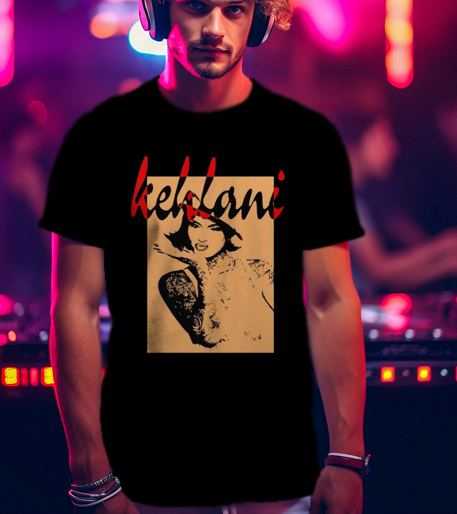 Kehlani 2026 Album Tattoo Art Style Monochrome T-Shirt
