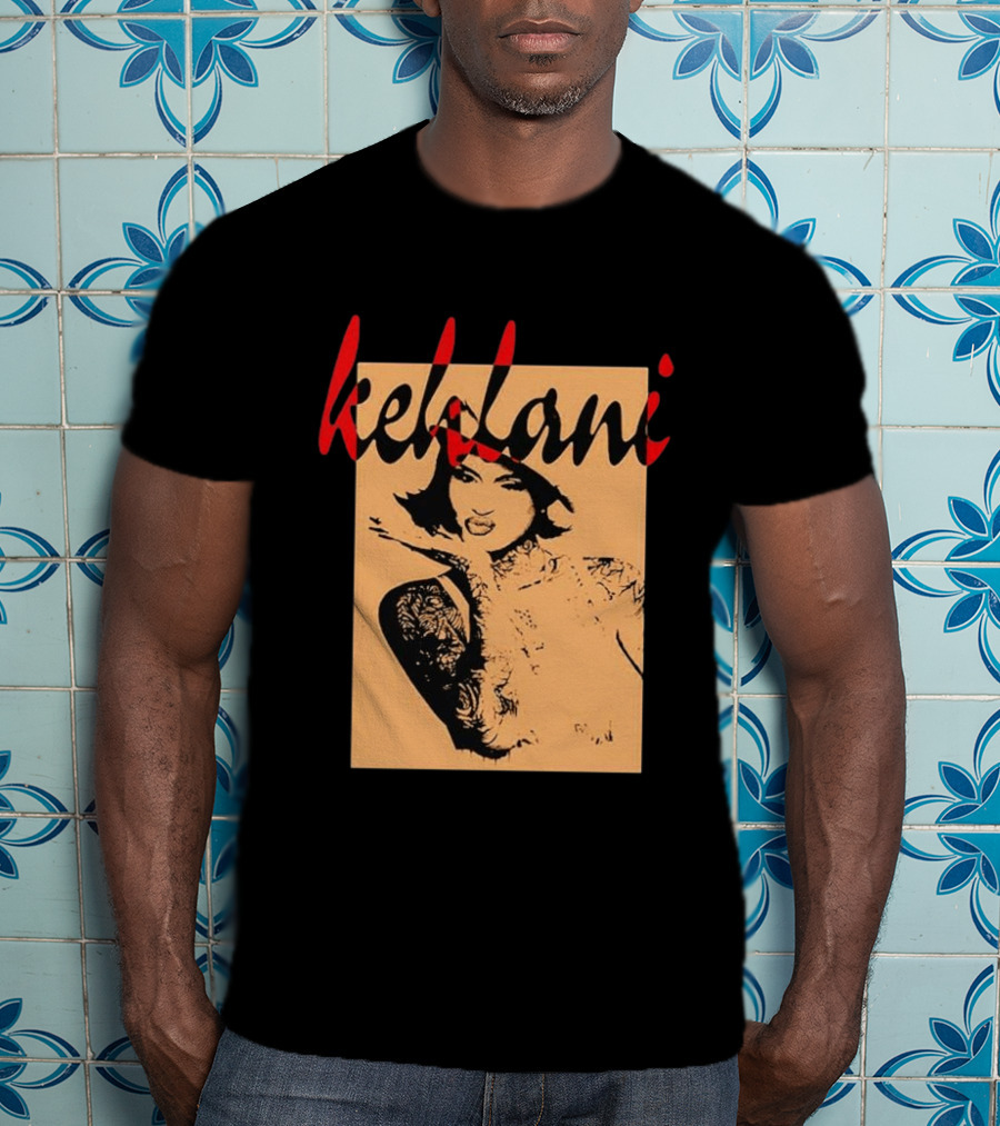 Kehlani 2026 Album Tattoo Art Style Monochrome T-Shirt