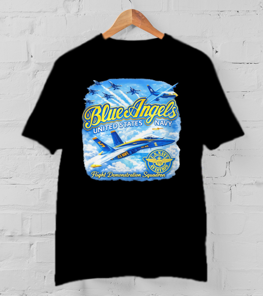 Blue Angels United States Navy U.S. Navy Aviation Flight Demonstration Squadron T-Shirt