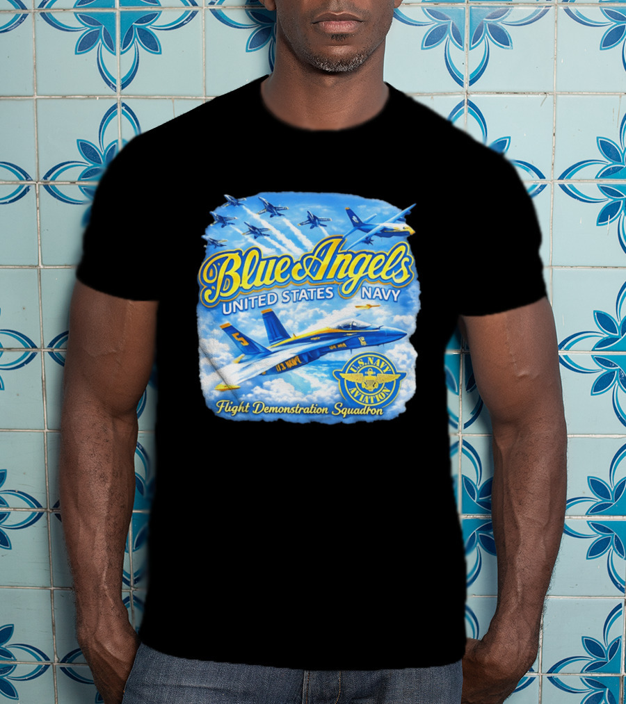 Blue Angels United States Navy U.S. Navy Aviation Flight Demonstration Squadron T-Shirt