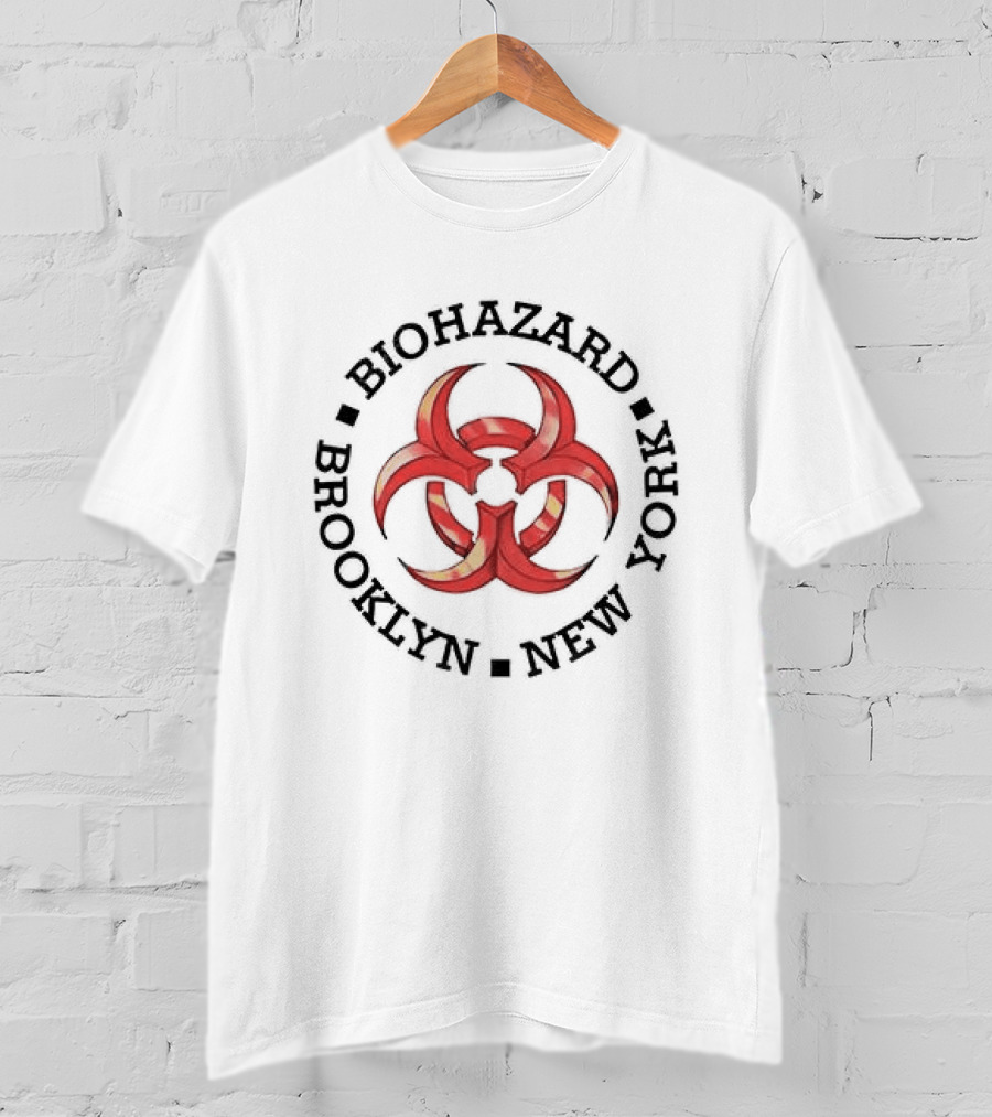 Brooklyn New York Biohazard Survival Of The Fittest T-Shirt