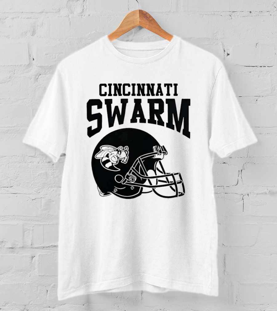 Cincinnati Swarm Hornet Football Helmet 2026 T-Shirt