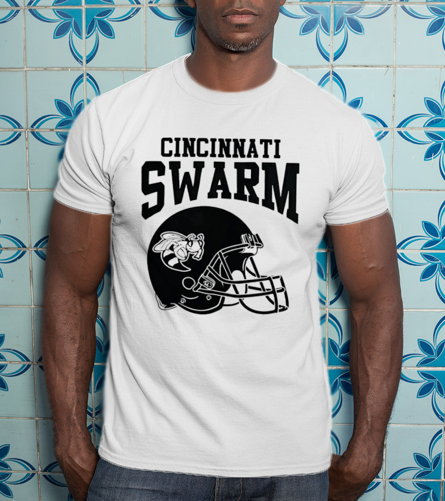 Cincinnati Swarm Hornet Football Helmet 2026 T-Shirt