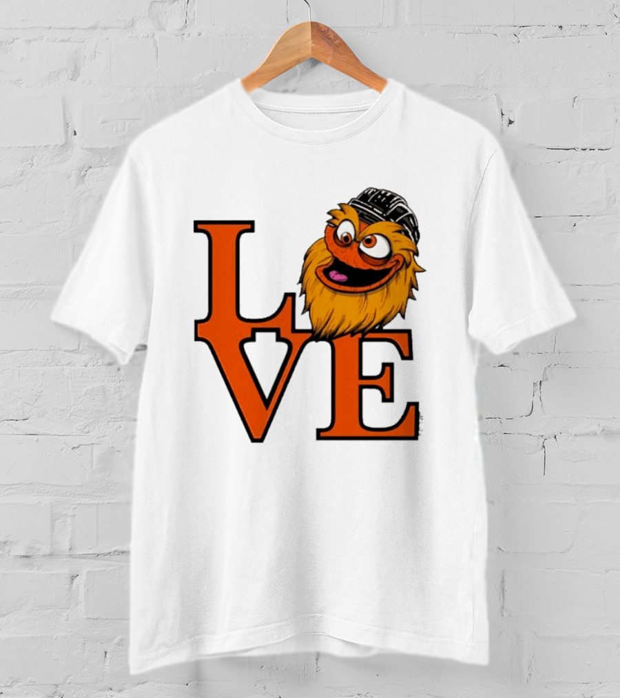 Philadelphia Flyers Gritty Love NHL Hockey 2026 T-Shirt