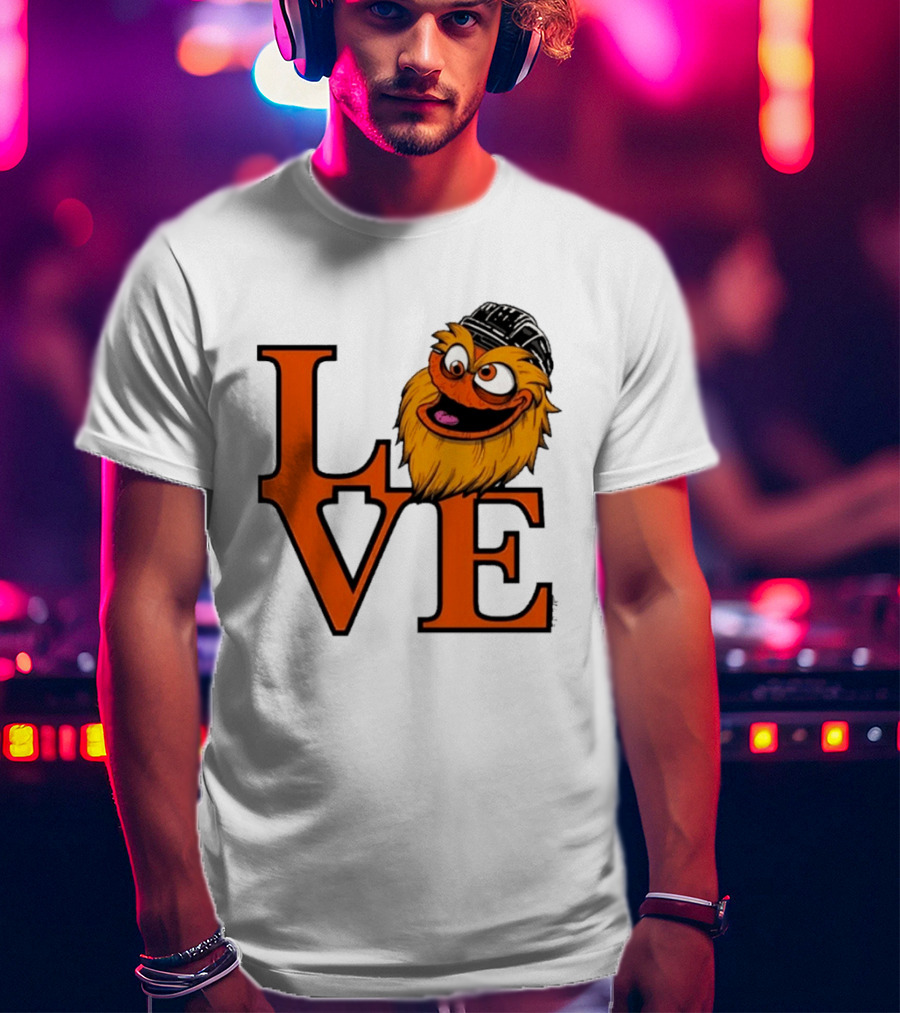 Philadelphia Flyers Gritty Love NHL Hockey 2026 T-Shirt