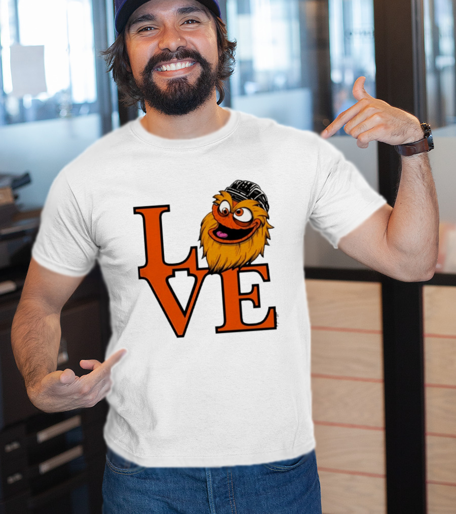 Philadelphia Flyers Gritty Love NHL Hockey 2026 T-Shirt