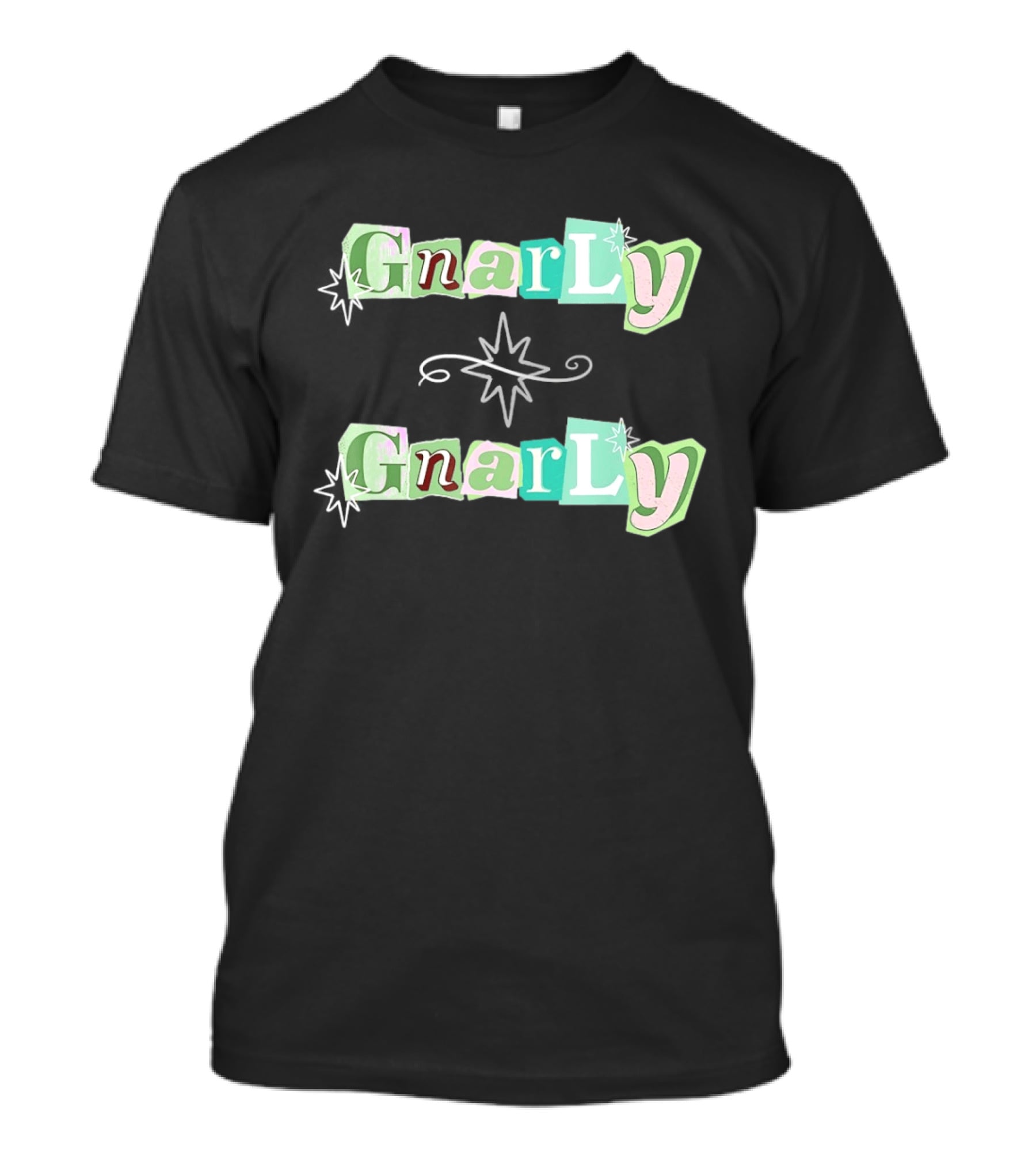Gnarly Y2K Aesthetic Katseye Collage T-Shirt