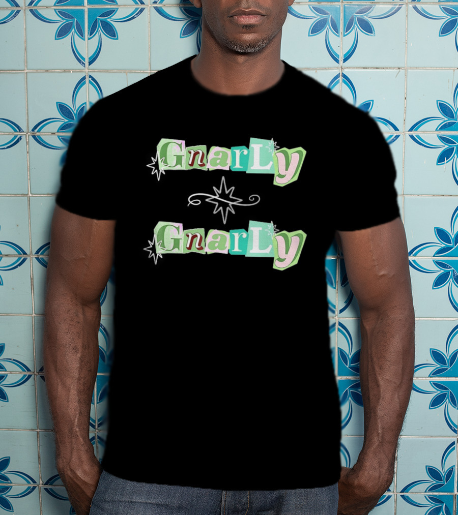 Gnarly Y2K Aesthetic Katseye Collage T-Shirt