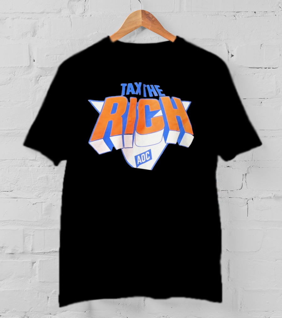 Tax The Rich AOC New York Knicks T-Shirt