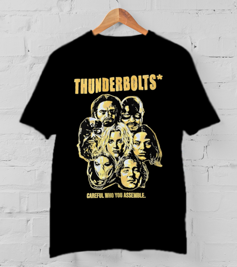 Thunderbolts Careful Who You Assemble Marvel Characters T-Shirt