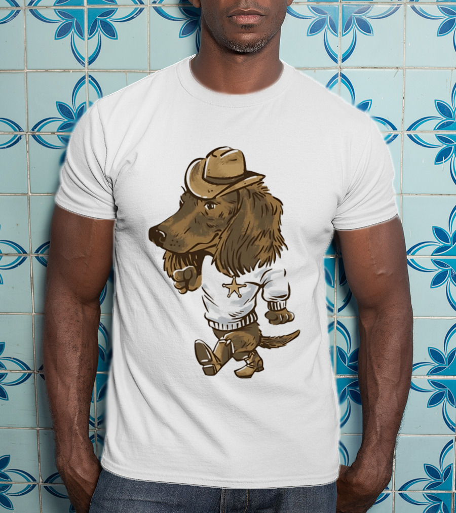 Starkville Derby 2026 Cowboy Dachshund Weenie Deputy Star T-Shirt