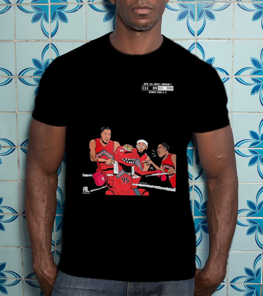 A Sketch After Every Raptors Game This Season 2026 Toronto Basketball Team Celebrates Victory In Classic Red Jerseys T-Shirt