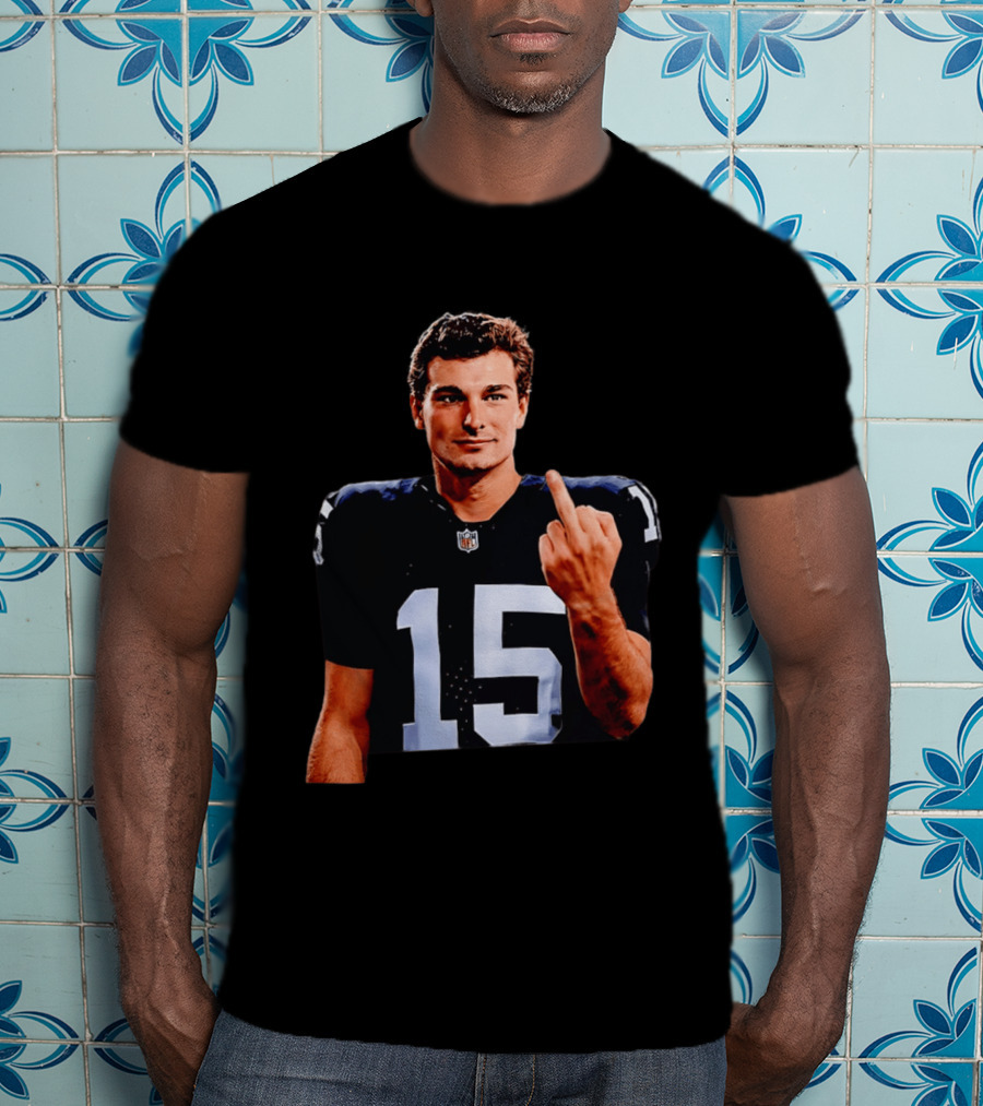 Las Vegas Raiders Fernando Mendoza 2026 Middle Finger Gesture T-Shirt